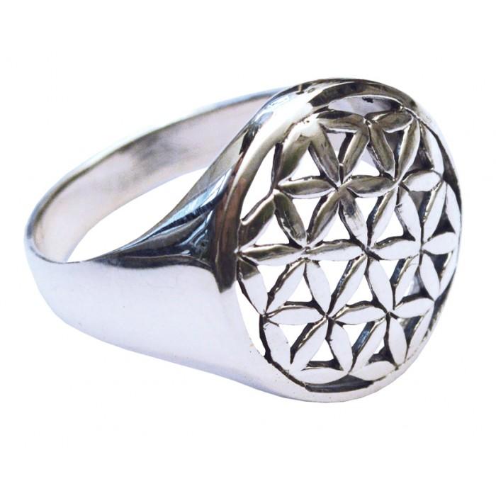 Bague fleur de sales vie en or