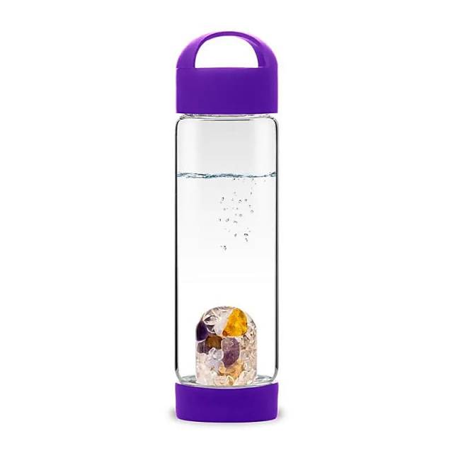 Bouteille avec Cristaux  VitaJuwel ViA Prana Violet #