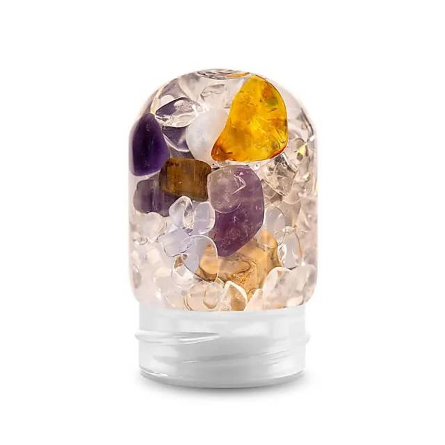 Bouteille avec Cristaux  VitaJuwel ViA Prana Violet #1